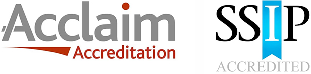 SSIP Acclaim Accreditation logo
