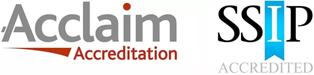 SSIP Acclaim Accreditation logo